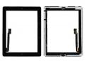 oprava  Apple iPad 3 - Dotyková deska černá originál + tlačtko HOME + Lepítka