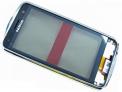 oprava Dotyková deska Nokia C6-01 + kryt stříbrný originál