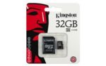 PAMĚŤOVÁ KARTA KINGSTON MICRO SDHC 32GB CLASS 10 S ADAPTÉREM SD